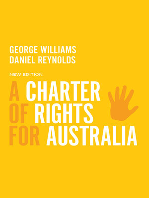 cover image of A Charter of Rights for Australia